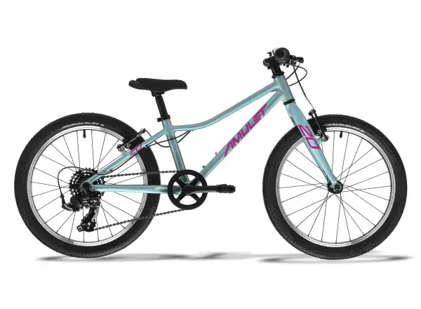 AMULET 20 Fun kids bike celeste blue/purple