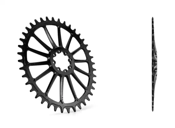 Garbaruk Melon chainring AXS Road/XC Oval chainring 40T Silver
