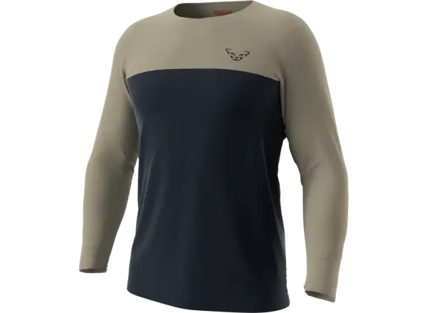 Dynafit Traverse S-Tech men's shirt long sleeve Blueberry/Rock Khaki