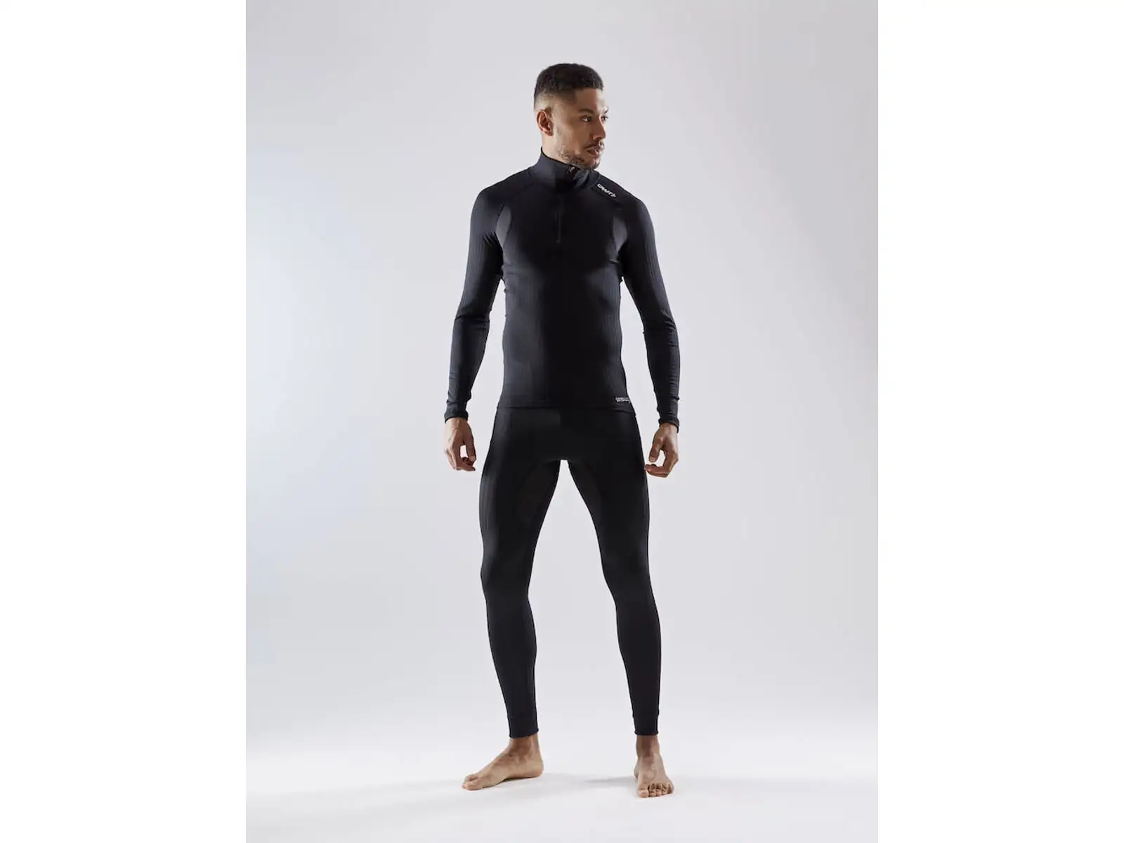 Craft Active Extreme X Zip men's long sleeve shirt black