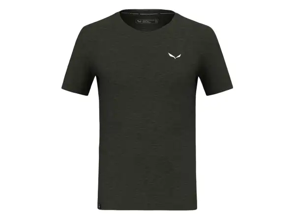 Salewa Eagle Minilogo Alpine Merino men's T-shirt short sleeve Olive Green