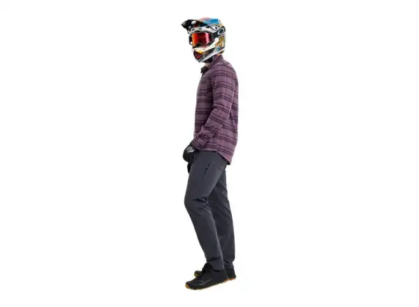 Troy Lee Designs Grind Flannel men's shirt Plaid Deep Purple