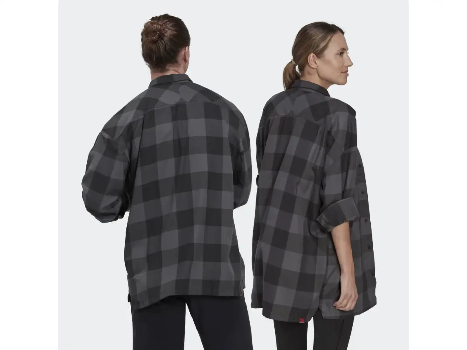 Five Ten Flannel men's shirt Grey Six/Black
