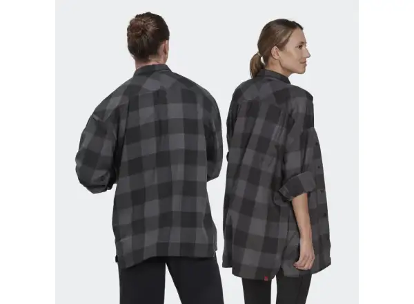 Five Ten Flannel men's shirt Grey Six/Black