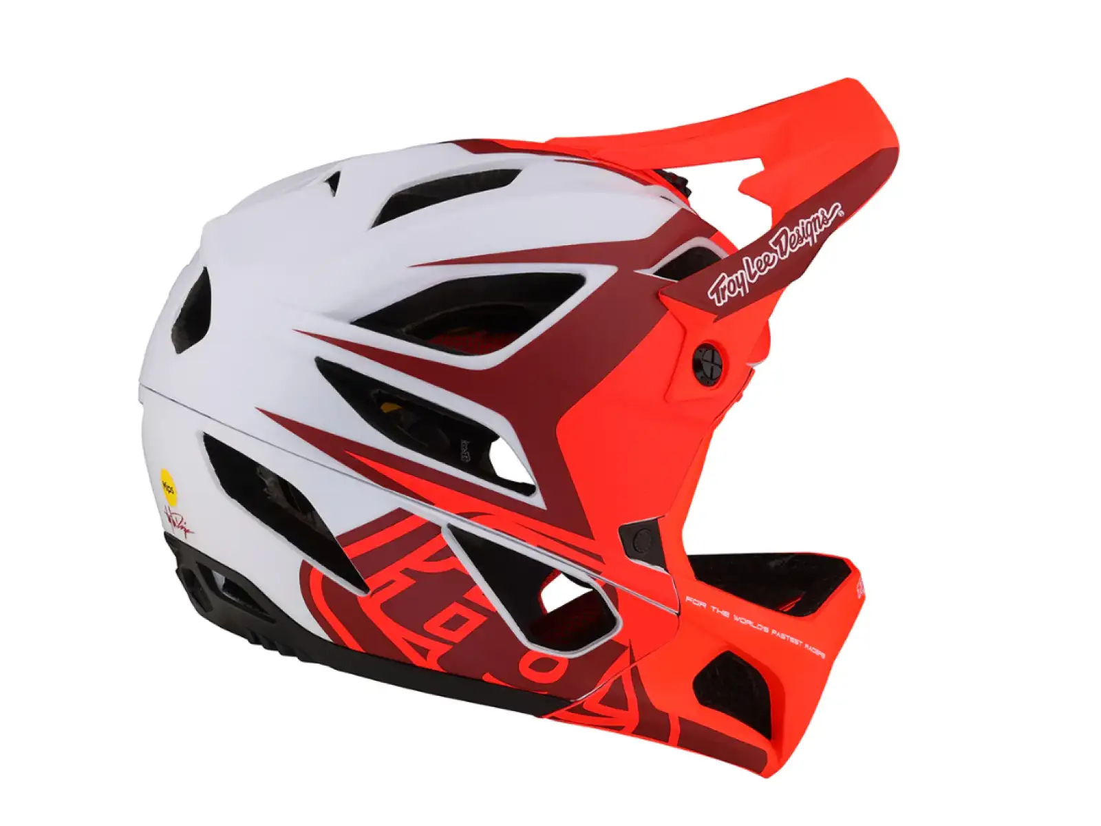 Troy Lee Designs Stage MIPS helmet Valance Red