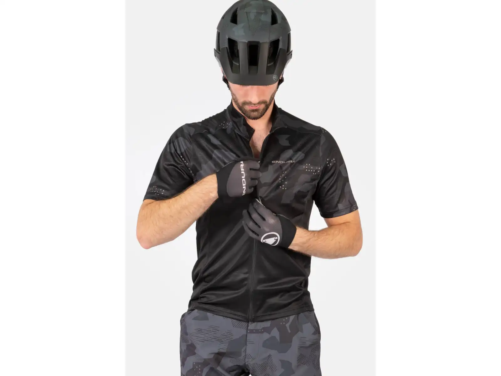 Endura Hummvee Ray S/S men's jersey short sleeve Black