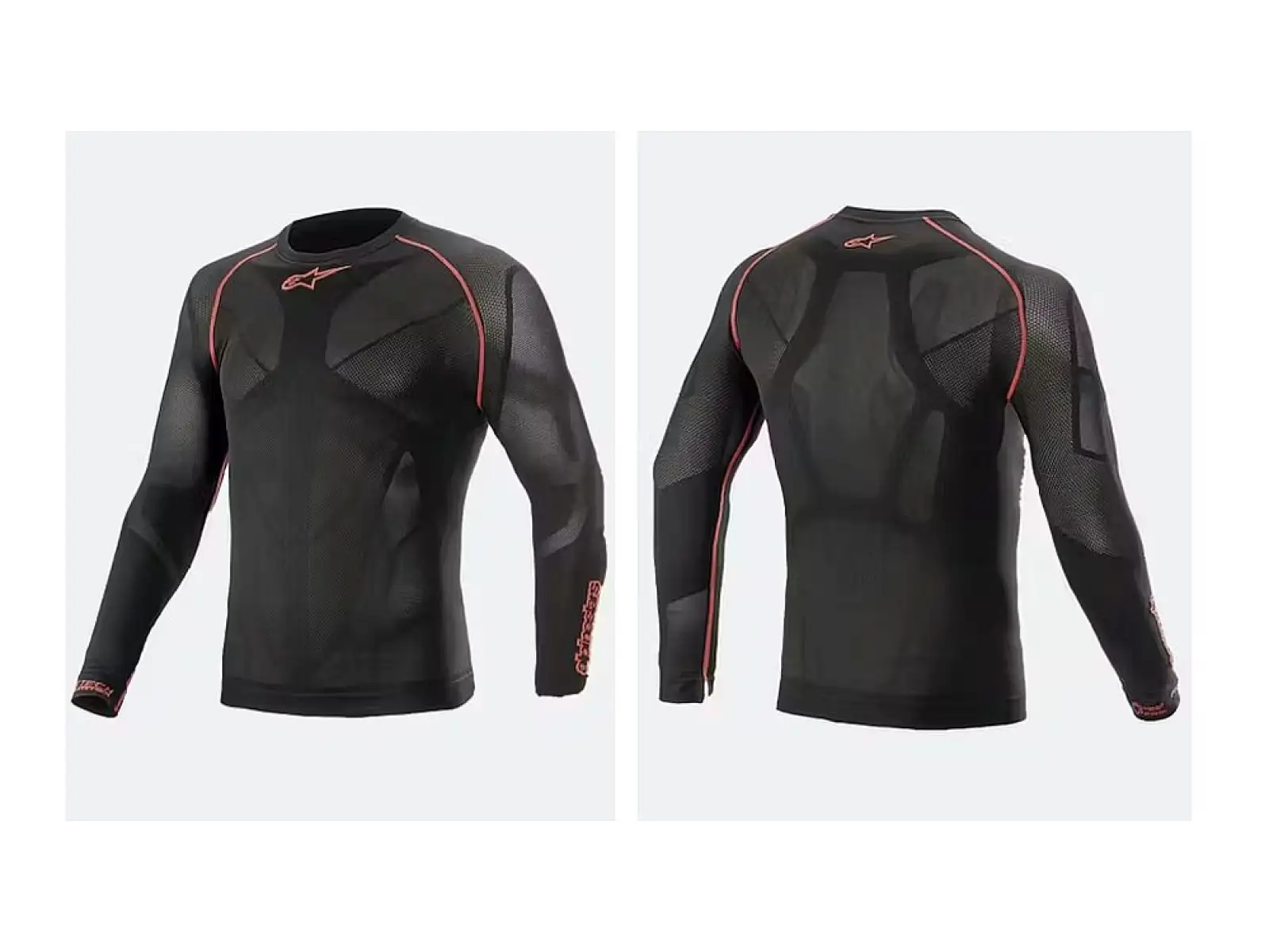 Alpinestars Ride Tech V2 men's jersey long sleeve black/red XS-S