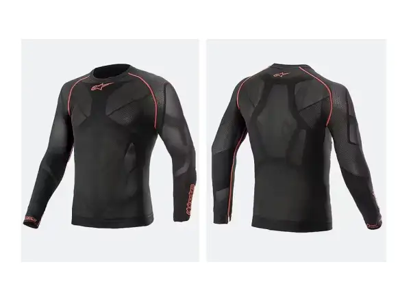 Alpinestars Ride Tech V2 men's jersey long sleeve black/red XS-S
