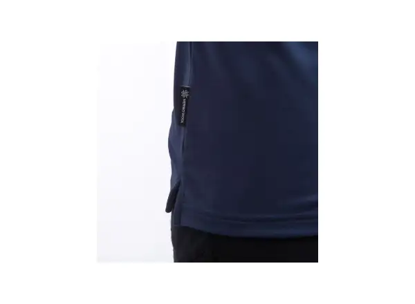 Sensor Merino Blend Moon men's short sleeve shirt Deep Blue
