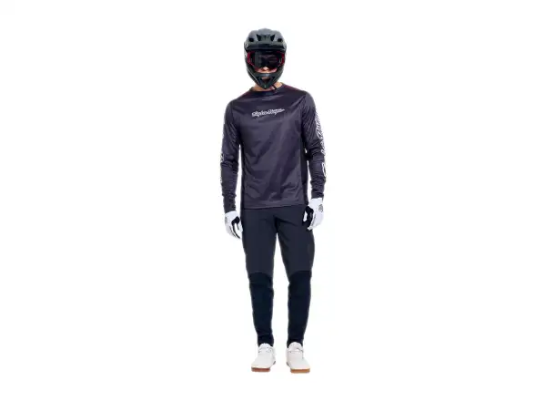 Troy Lee Designs Stage men's jersey long sleeve Signature Carbon