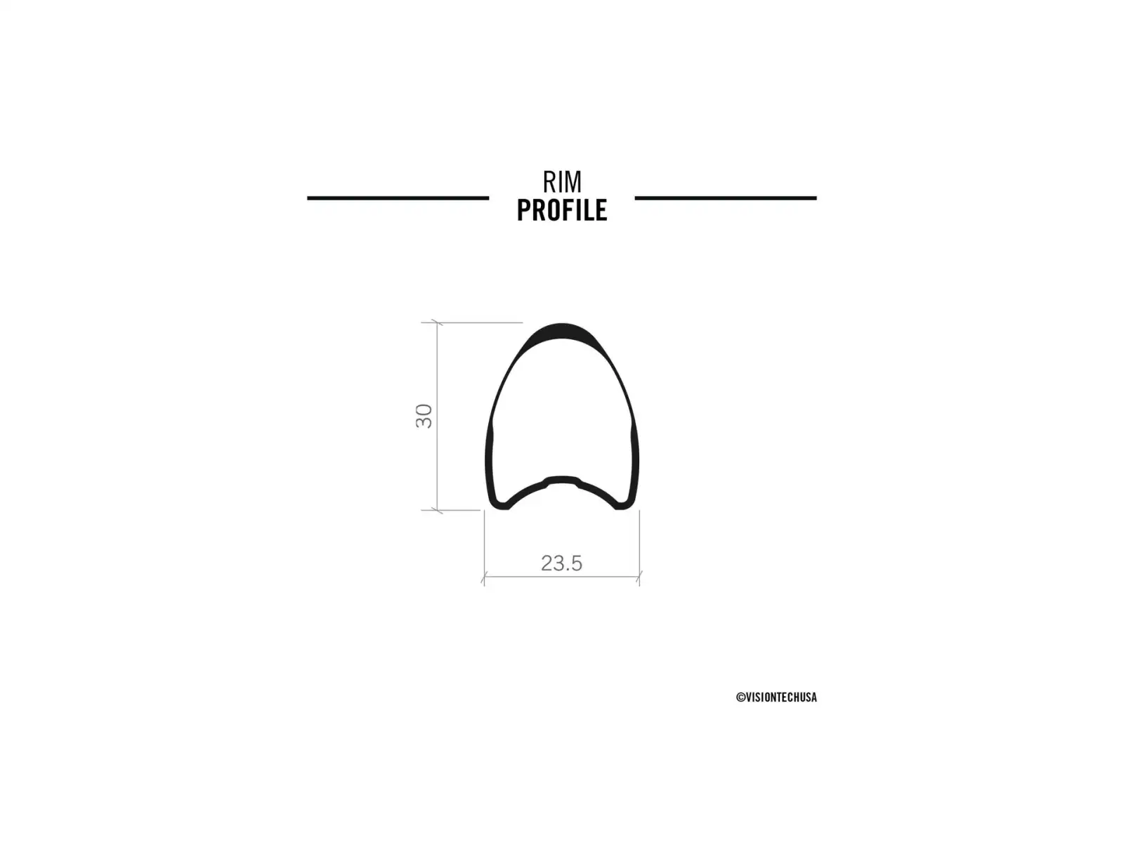 Vision Metron30 SL DB-CL Tub wheelset SH11