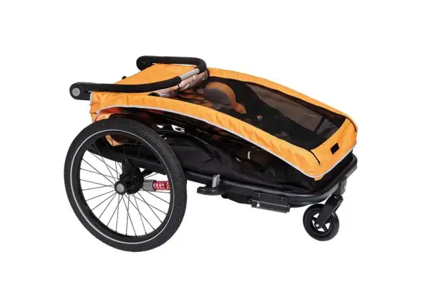 XLC DUOs BS-C10 two-seater trailer 20" Marigold/Anthrazit