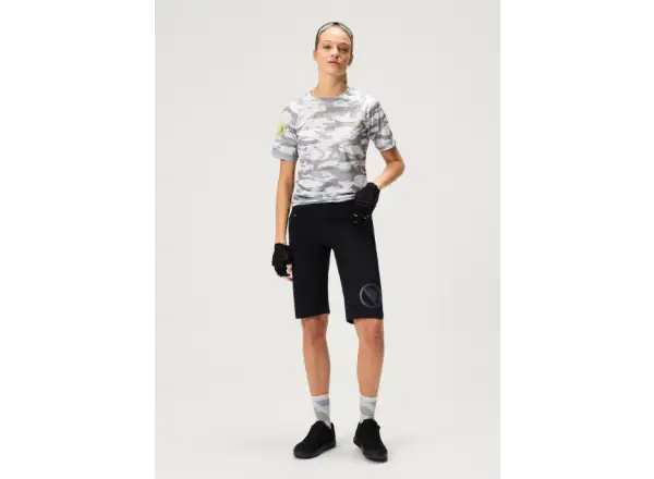 Endura LTD Mountain Camo women's jersey short sleeve Haar Grey