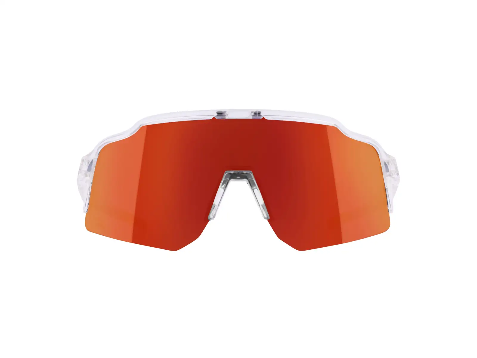 Force Strive cycling glasses transparent/red mirrored lens