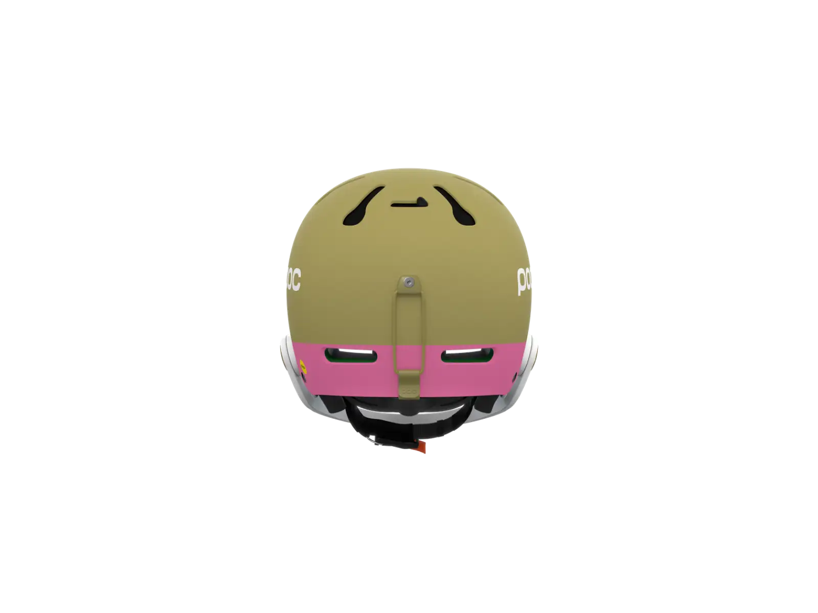 POC Artic SL MIPS ski helmet Olivine Green Matt/Thulite Pink Matt