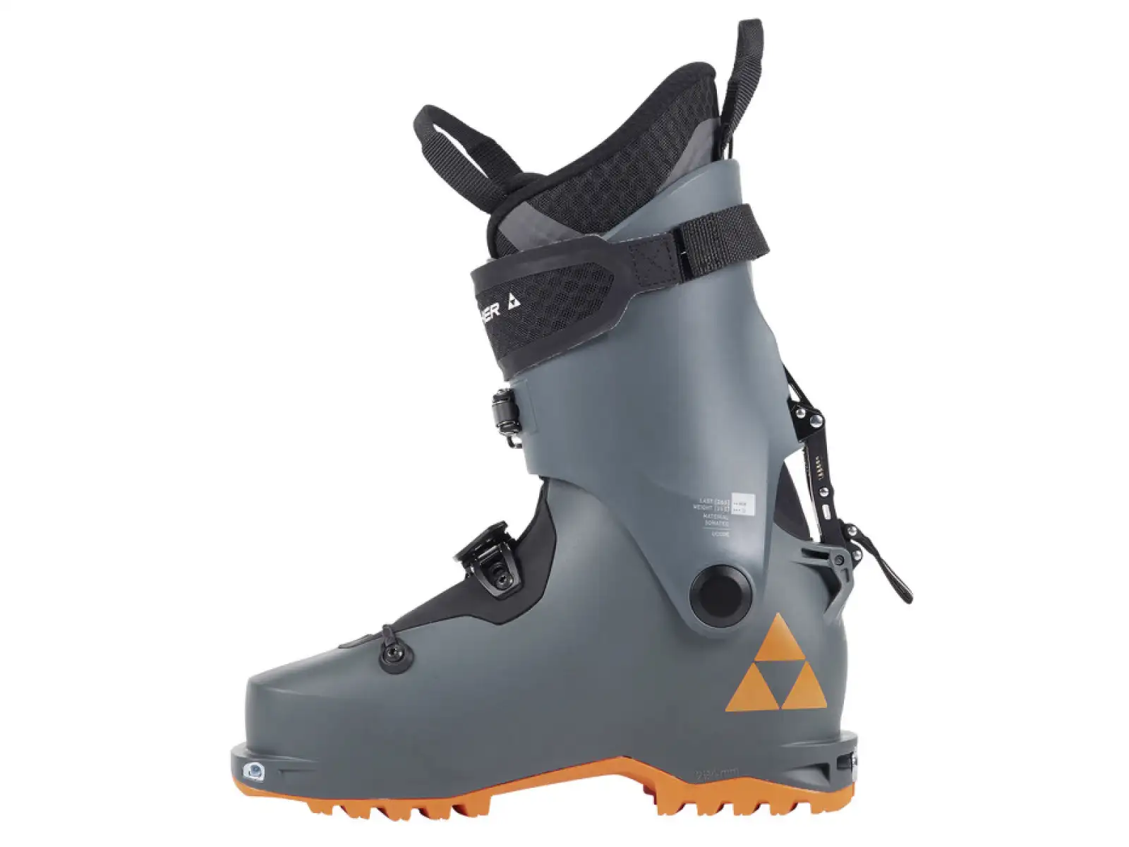 Fischer Transalp Tour ski mountaineering boots grey/orange