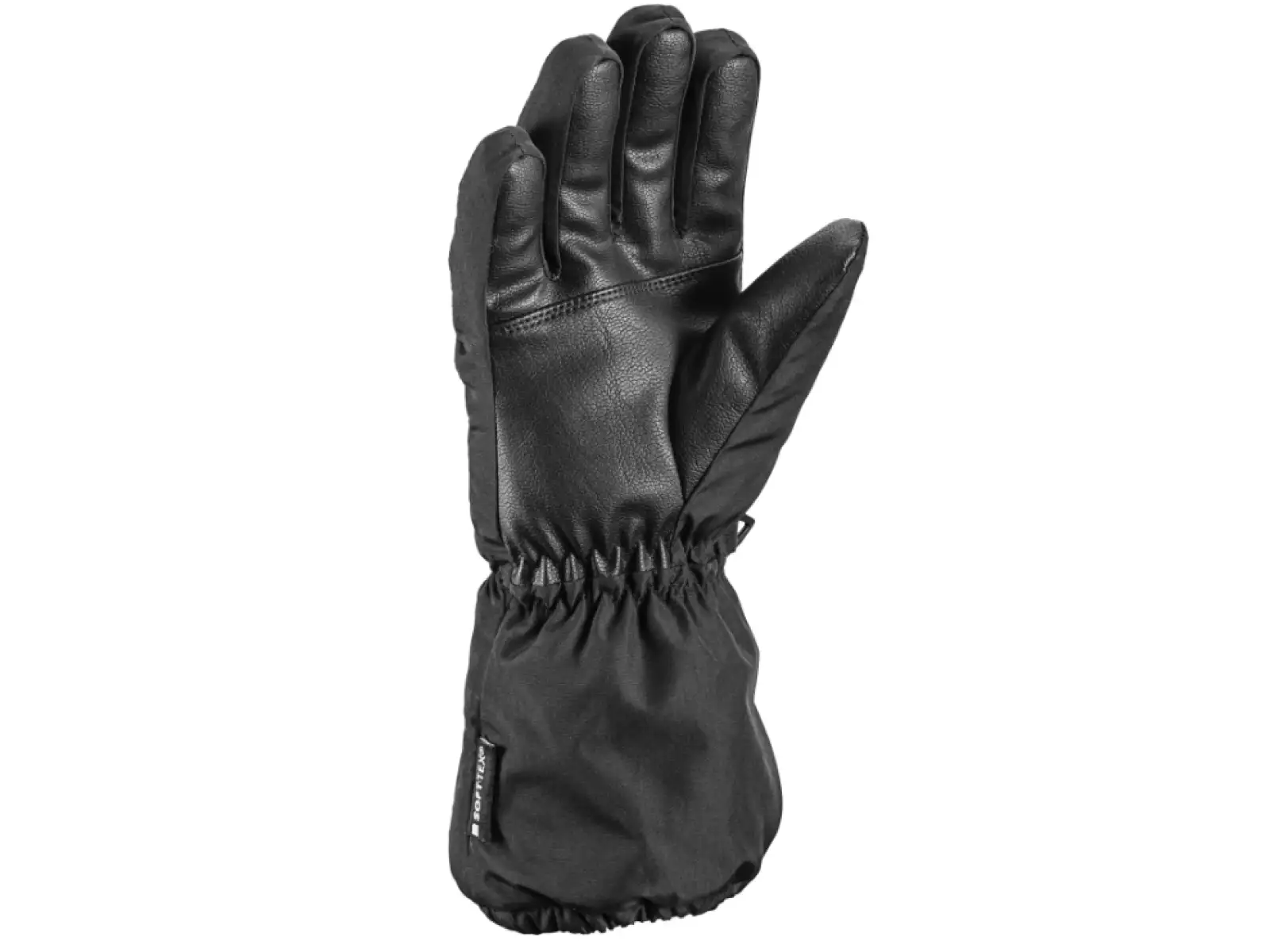 Leki Nevio Junior children's downhill gloves Black