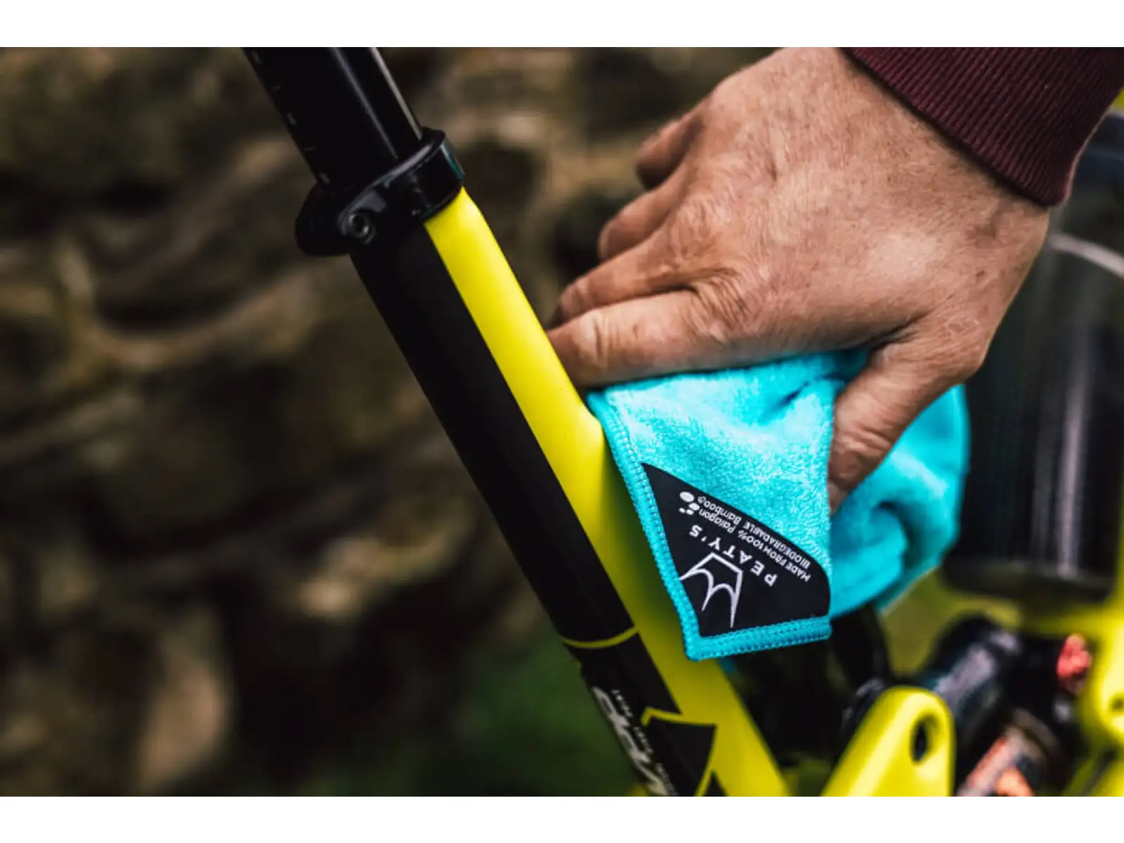 Peatys cleaning cloth set for bike 3 pcs