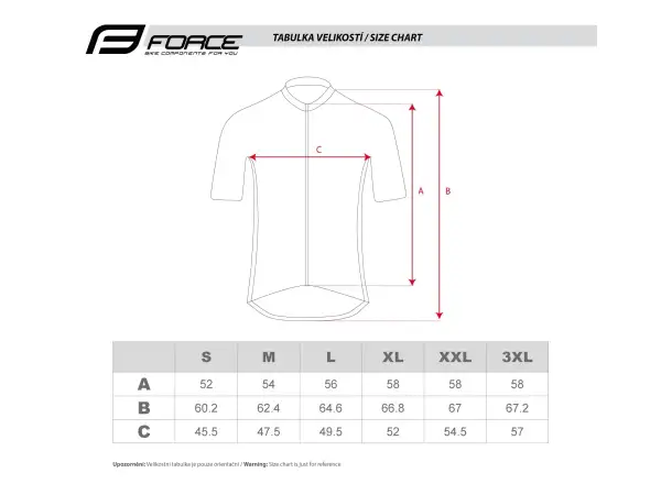 Force Pure men's jersey short sleeve yellow