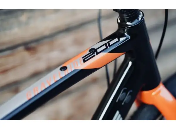 Rock Machine Gravelride 200 gravel bike Gloss Black/Brick Orange/Silver