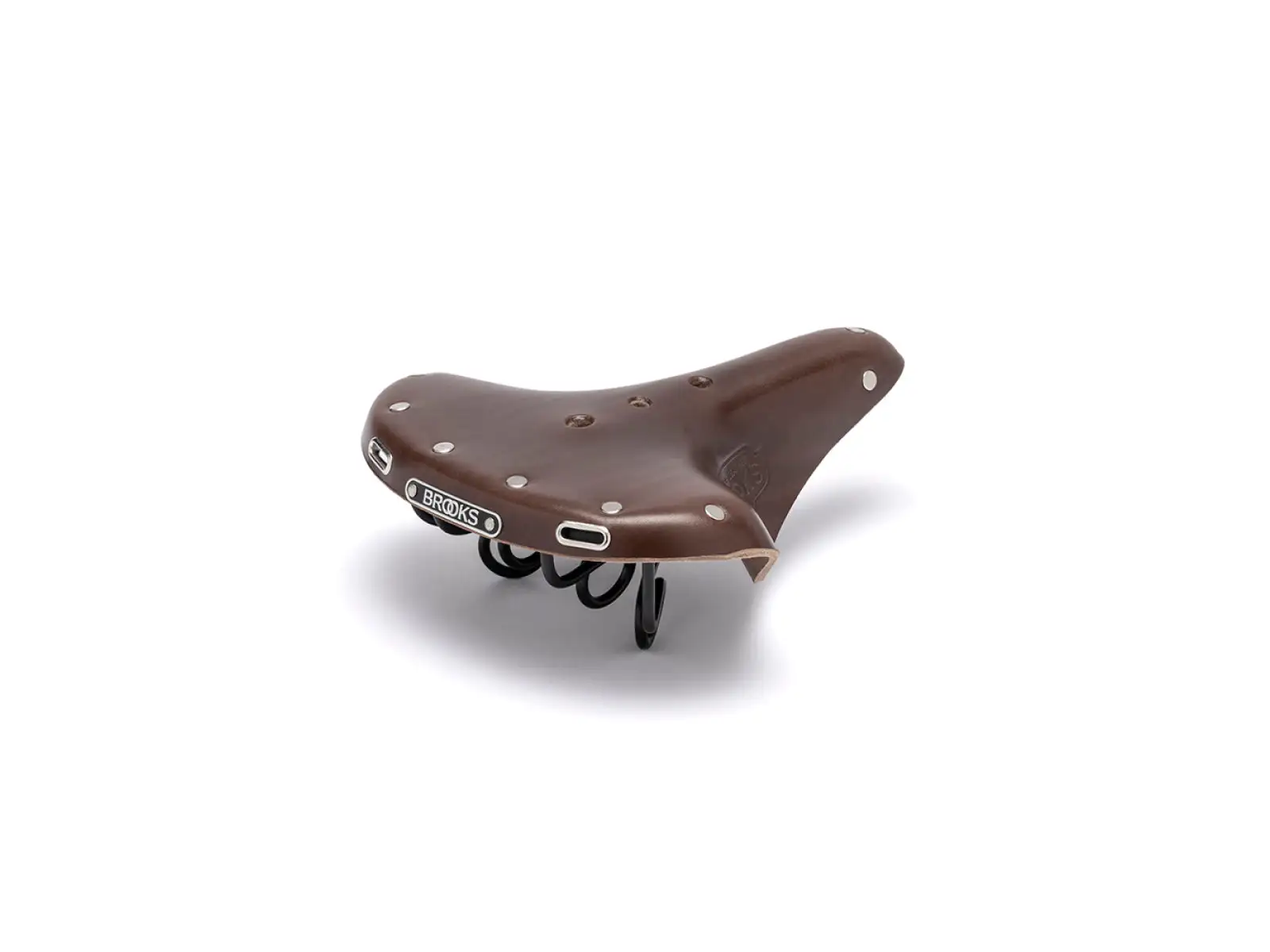Brooks B72 leather saddle brown - Unpacked