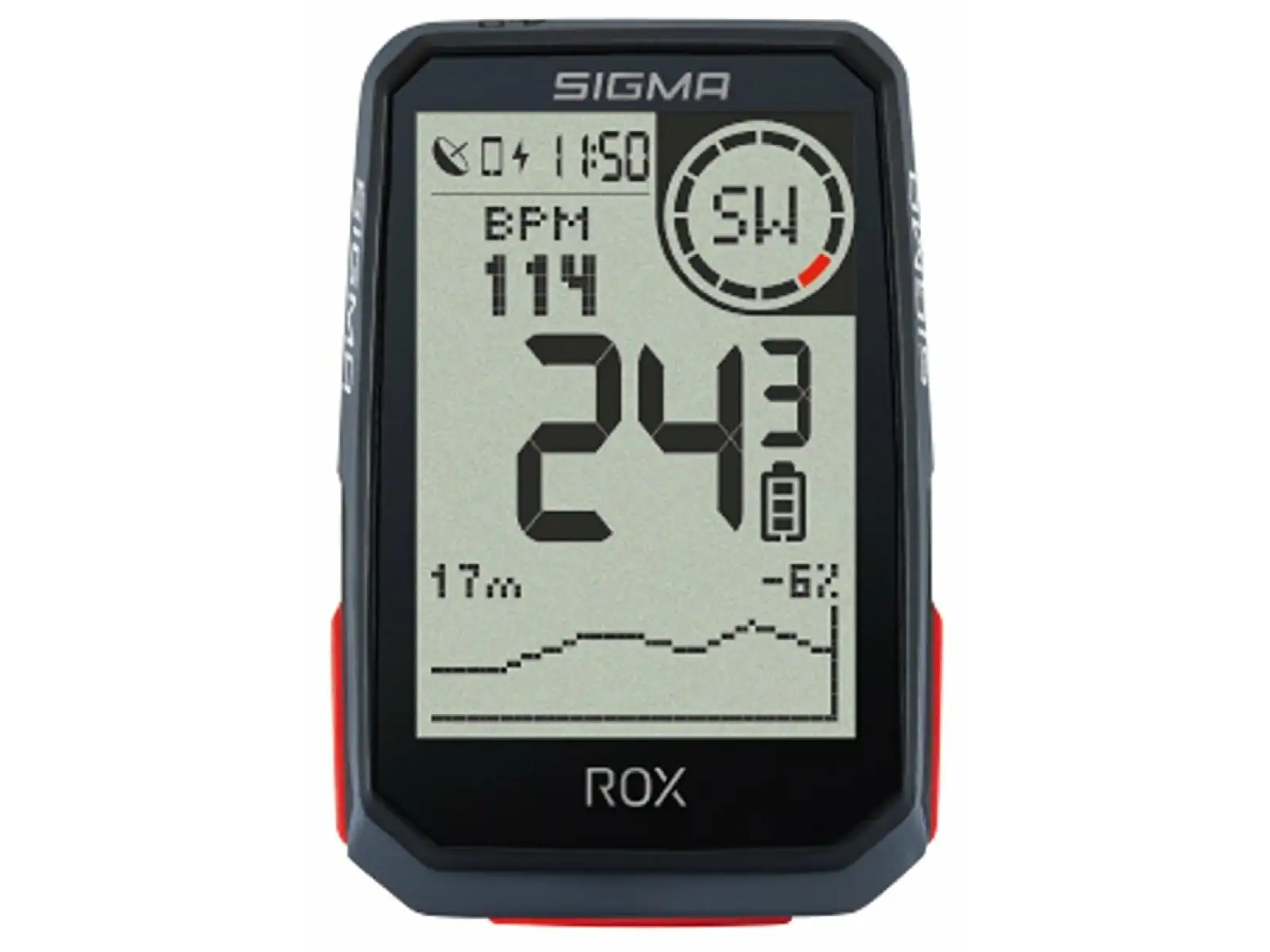 Sigma ROX 4.0 GPS computer SET with sensors black
