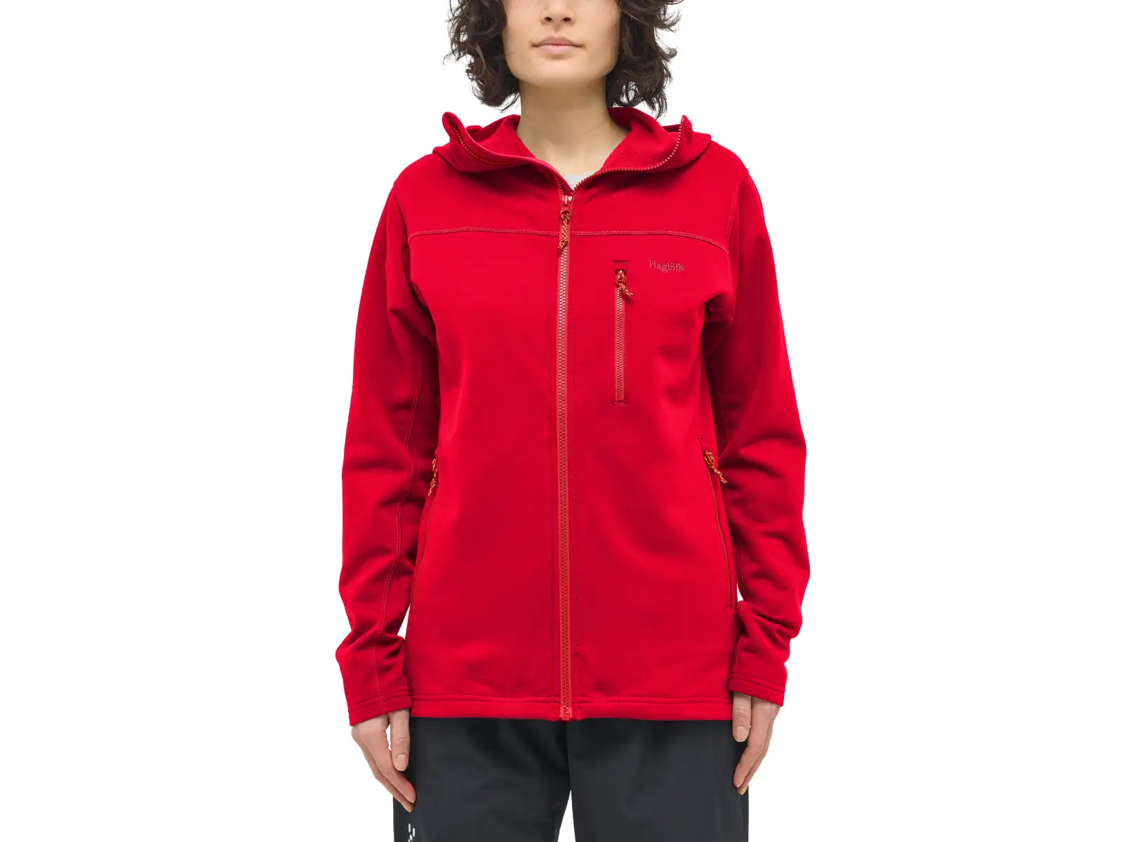 Haglöfs Rosson Mid women's sweatshirt red