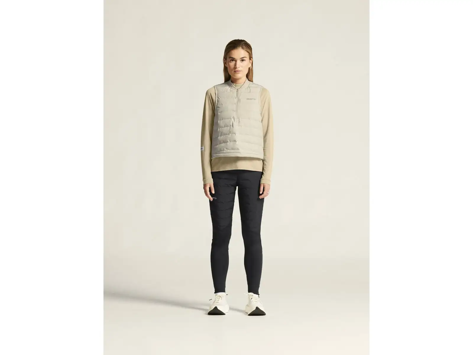 CRAFT SubZ 5 women's running vest beige