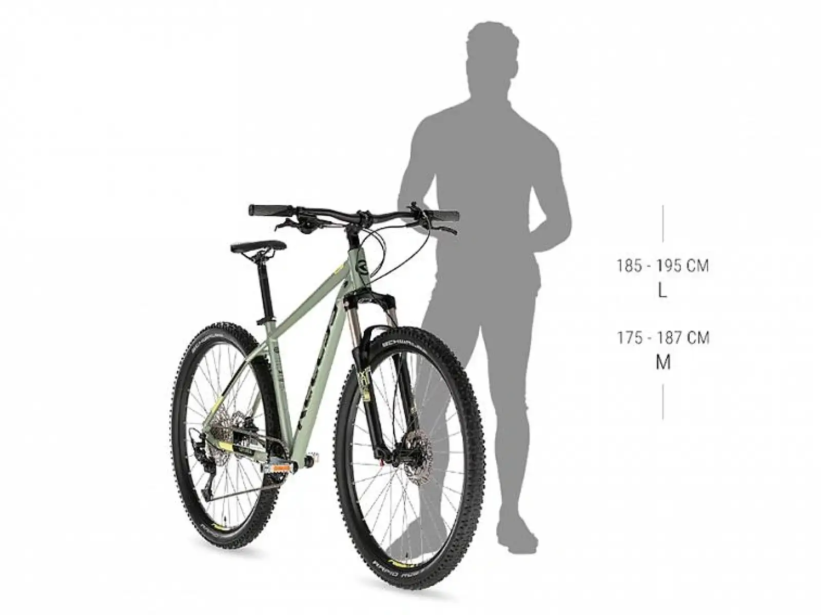 Kellys Spider 10 29 Yellow mountain bike
