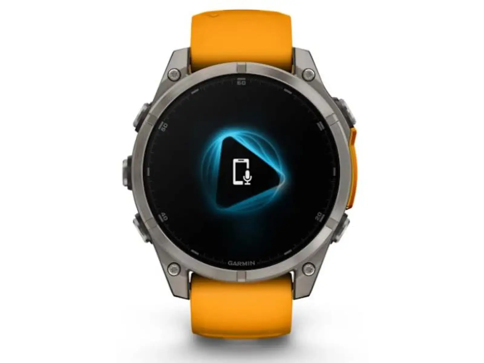 Garmin fenix 8 - 47 mm AMOLED Sapphire smart watch Titanium Orange/Graphite