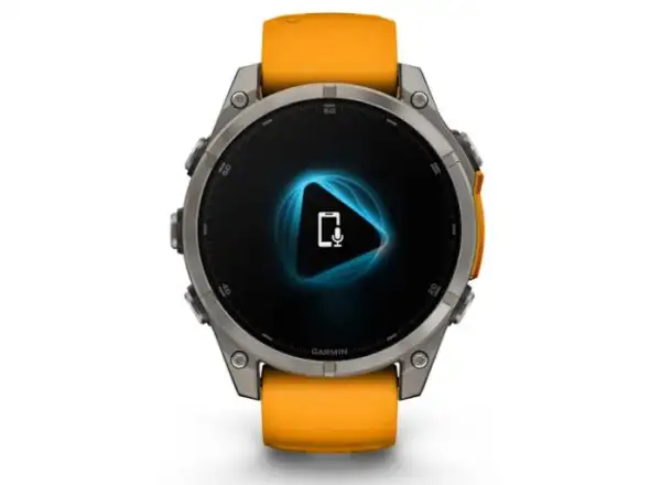 Garmin fenix 8 - 47 mm AMOLED Sapphire smart watch Titanium Orange/Graphite