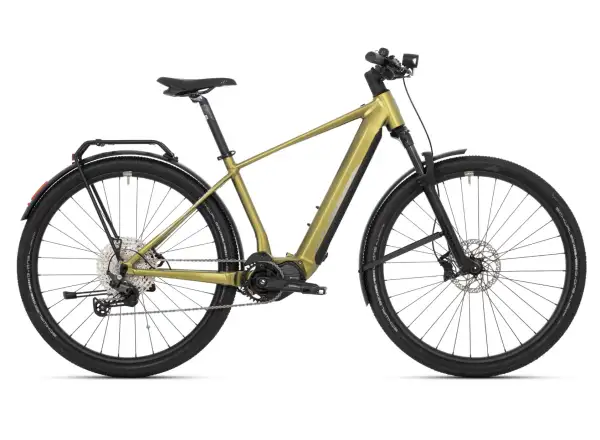 Superior eXR 6090 Touring trekking e-bike Matte Olive Metallic/Chrome Silver