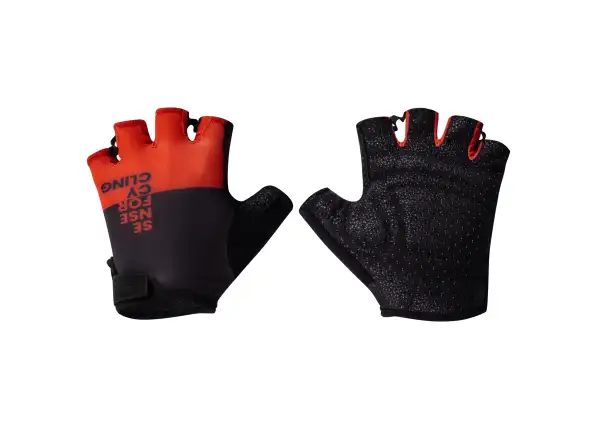 Force Fine short gloves black/red