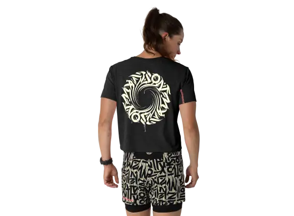 Dynafit Trail women's running T-shirt short sleeve Black Out