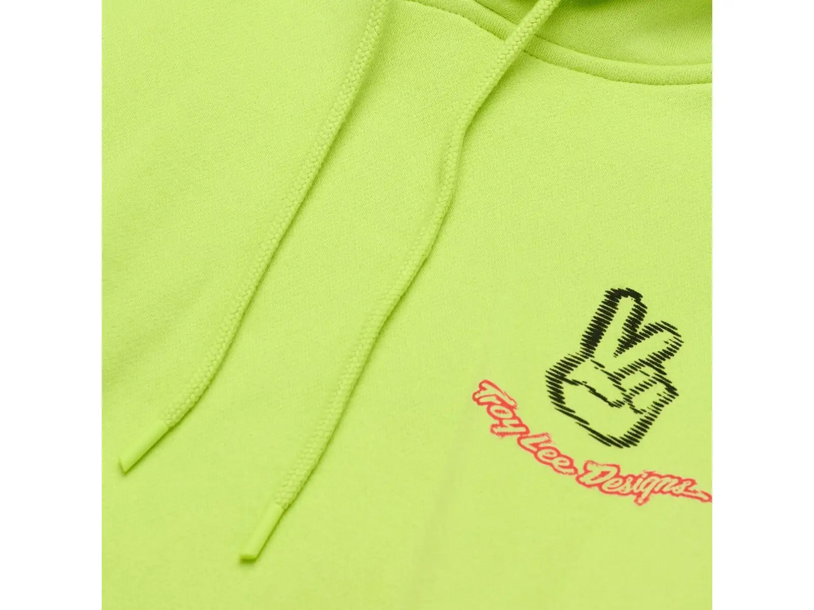 Troy Lee Designs Peace Out hoodie Glo Yellow