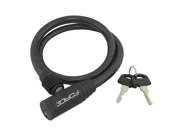 FORCE spiral lock 80cm/12mm black