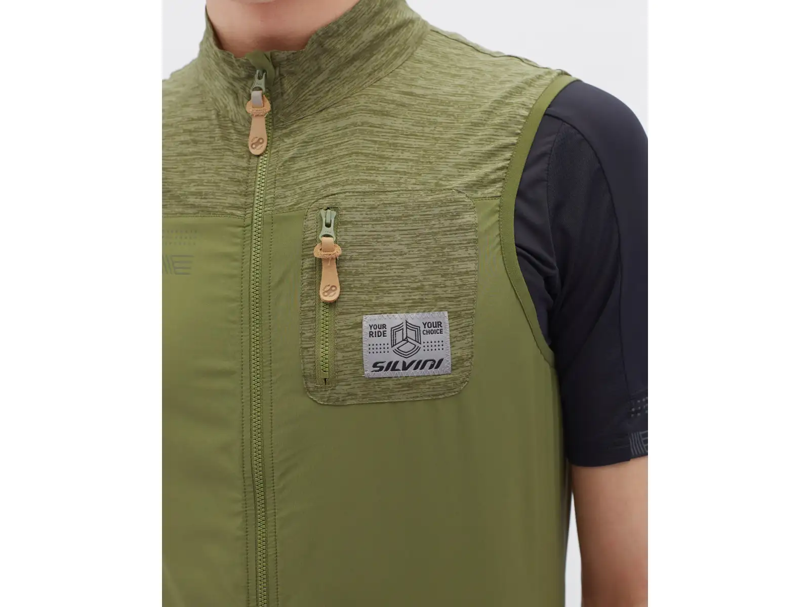 Silvini Cairo men's vest Olive