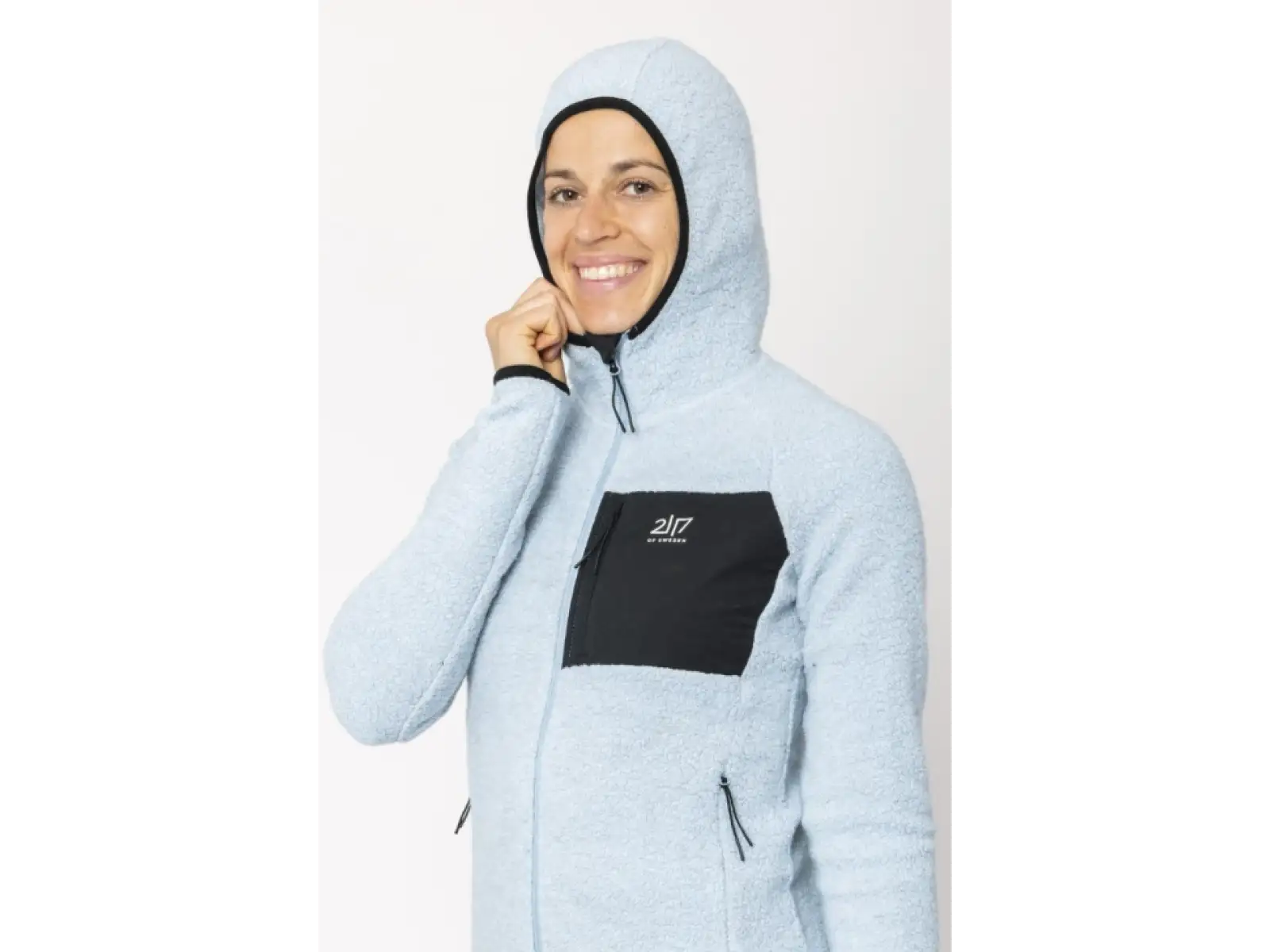 2117 of Sweden Skord women's hoodie Ice Blue