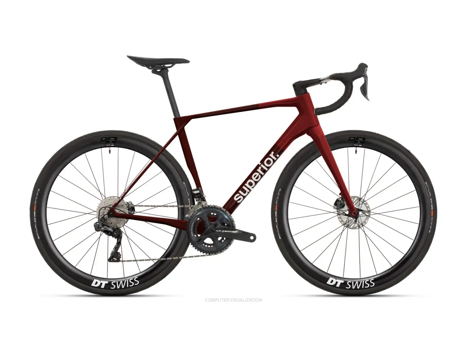 Superior X-Road 9.8 GF road bike gloss carbon red