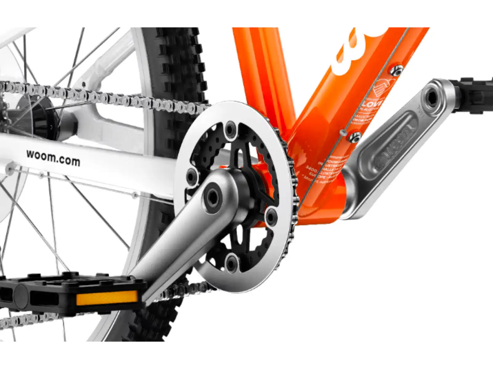 Woom 4 Flame Orange 20 children's bike
