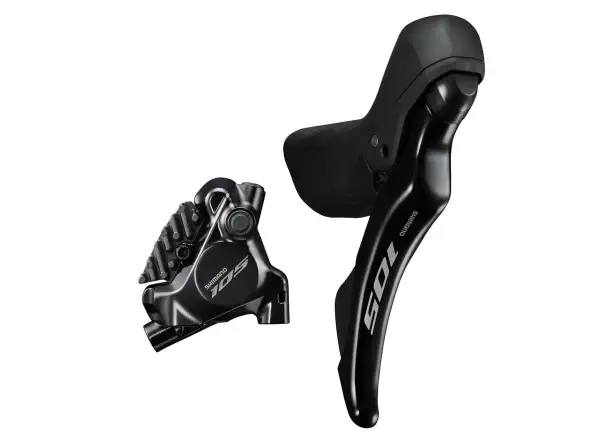Shimano 105 BR-R7170 + ST-R7120 rear disc brake (right), J-kit, polymer with cooler