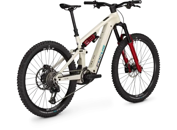 Focus SAM 9 800Wh full-suspension e-bike Champagne / Shellwhite