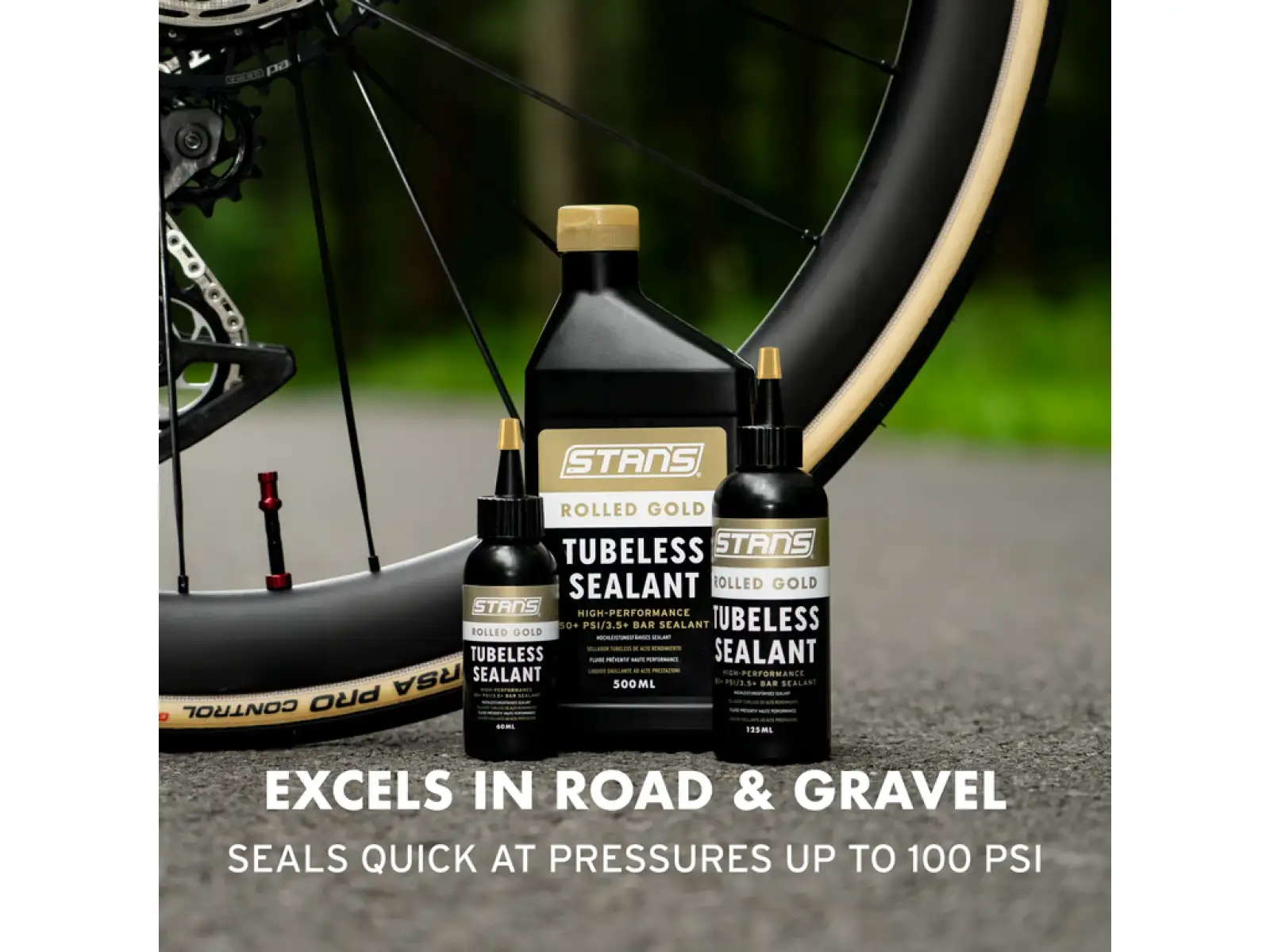 No Tubes Rolled Gold tubeless sealant for road and gravel 500 ml