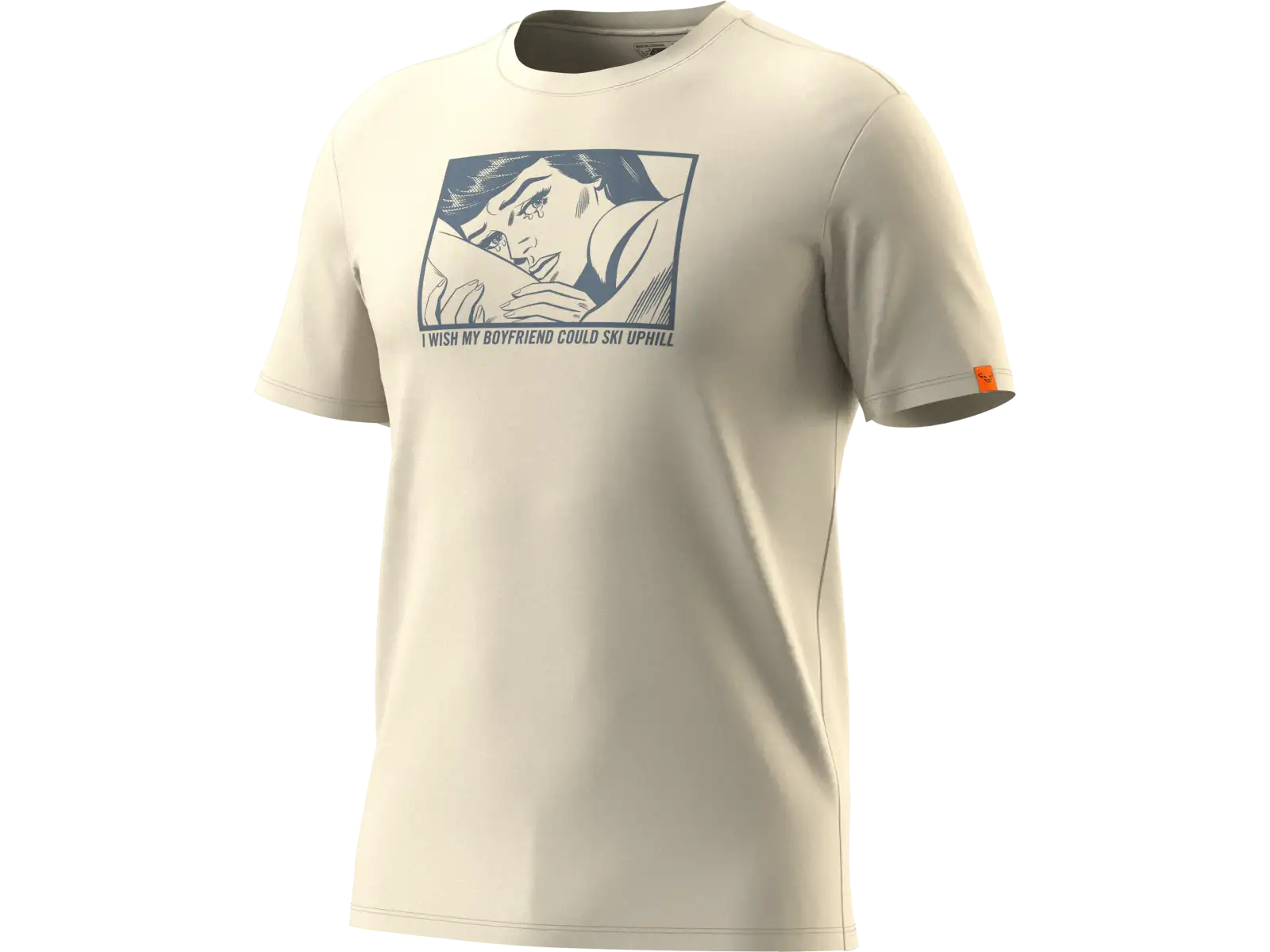 Dynafit Graphic Cotton men's T-shirt short sleeve Smoke Blue/Tabloid