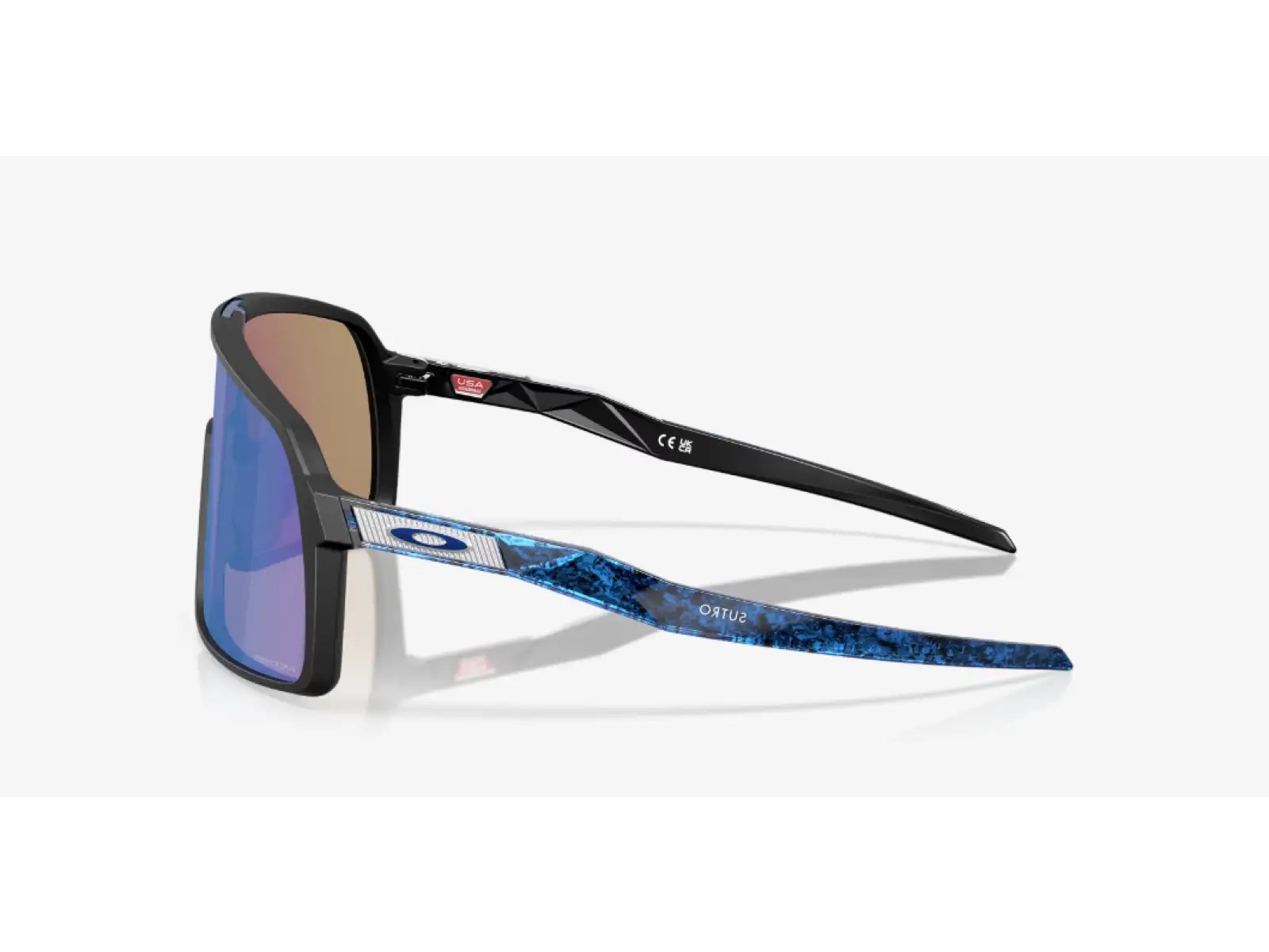 Oakley Sutro sunglasses Matte Black/Crystal Blue/Prizm Sapphire