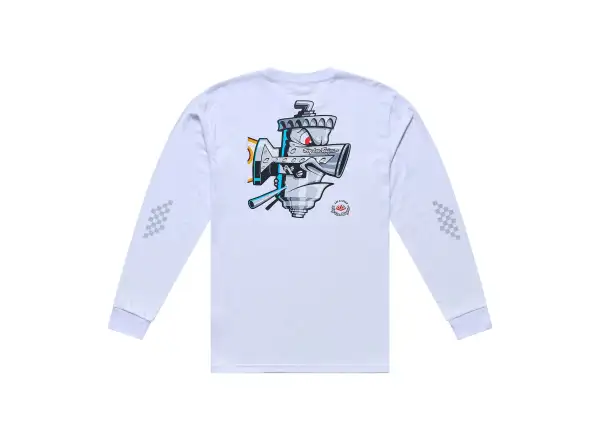 Troy Lee Designs Carb Club men's jersey long sleeve White