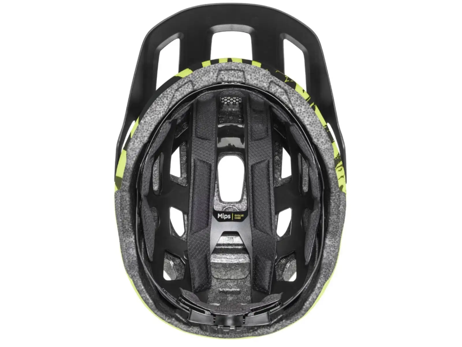 Uvex React Jr. MIPS MTB kids helmet Lime/Black Matt