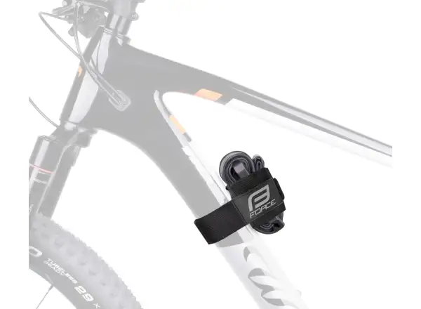 Force Whip Pro bag with hook and loop fastener black