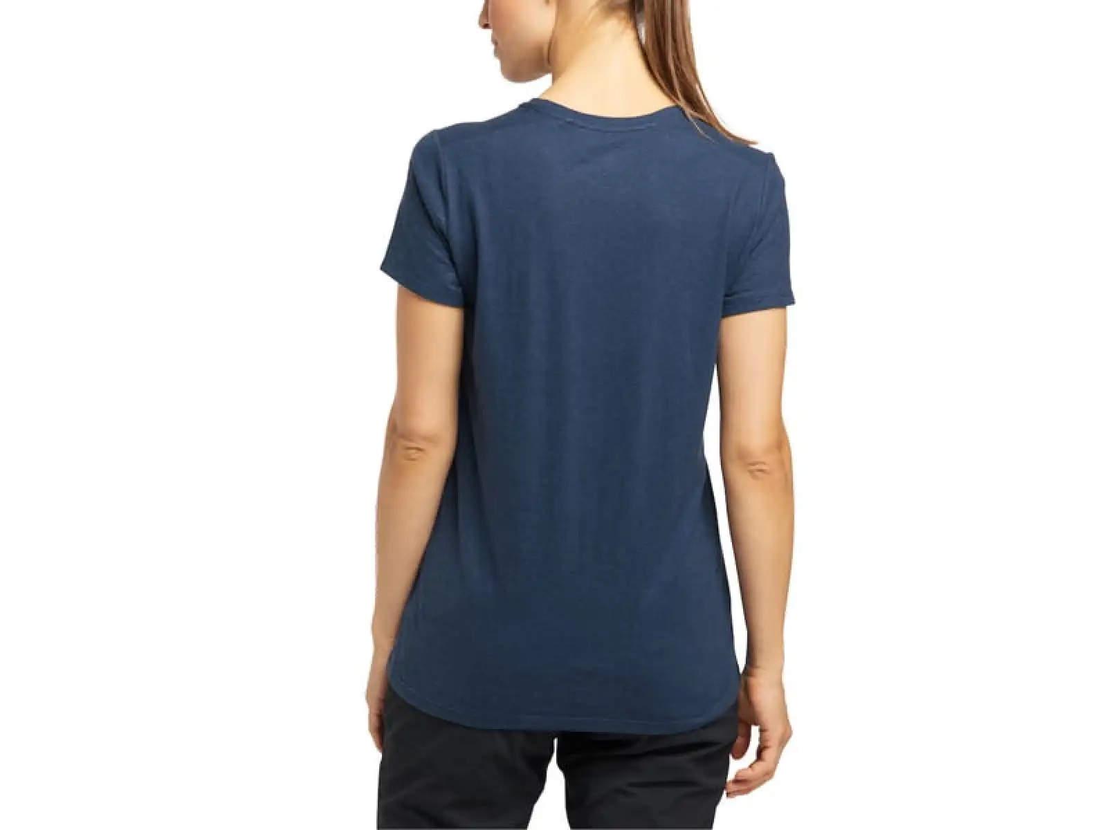 Haglöfs Trad Print W women's t-shirt short sleeve blue