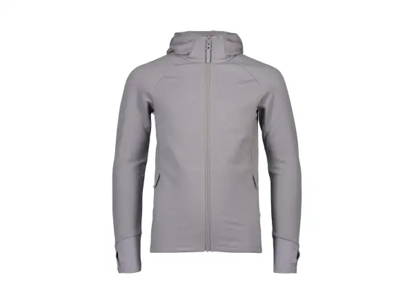 POC Merino Zip Hood Jr children's hoodie Alloy Grey